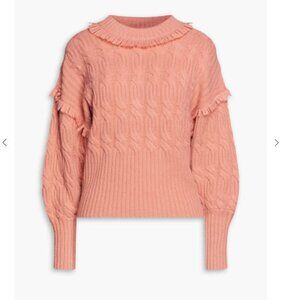 Zimmermann Pink Cable Knit Sweater